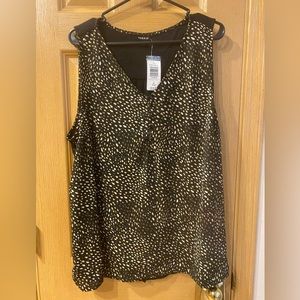 NWT Torrid 2X Georgette Knit Back Tank